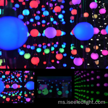 RGB String LED Pixel Ball untuk Pencahayaan Krismas